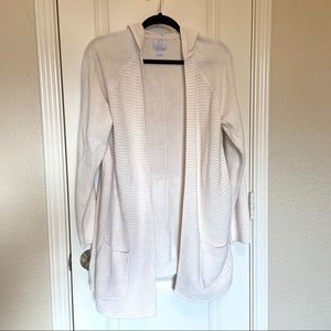 New York & Company Hooded Knit Sweater